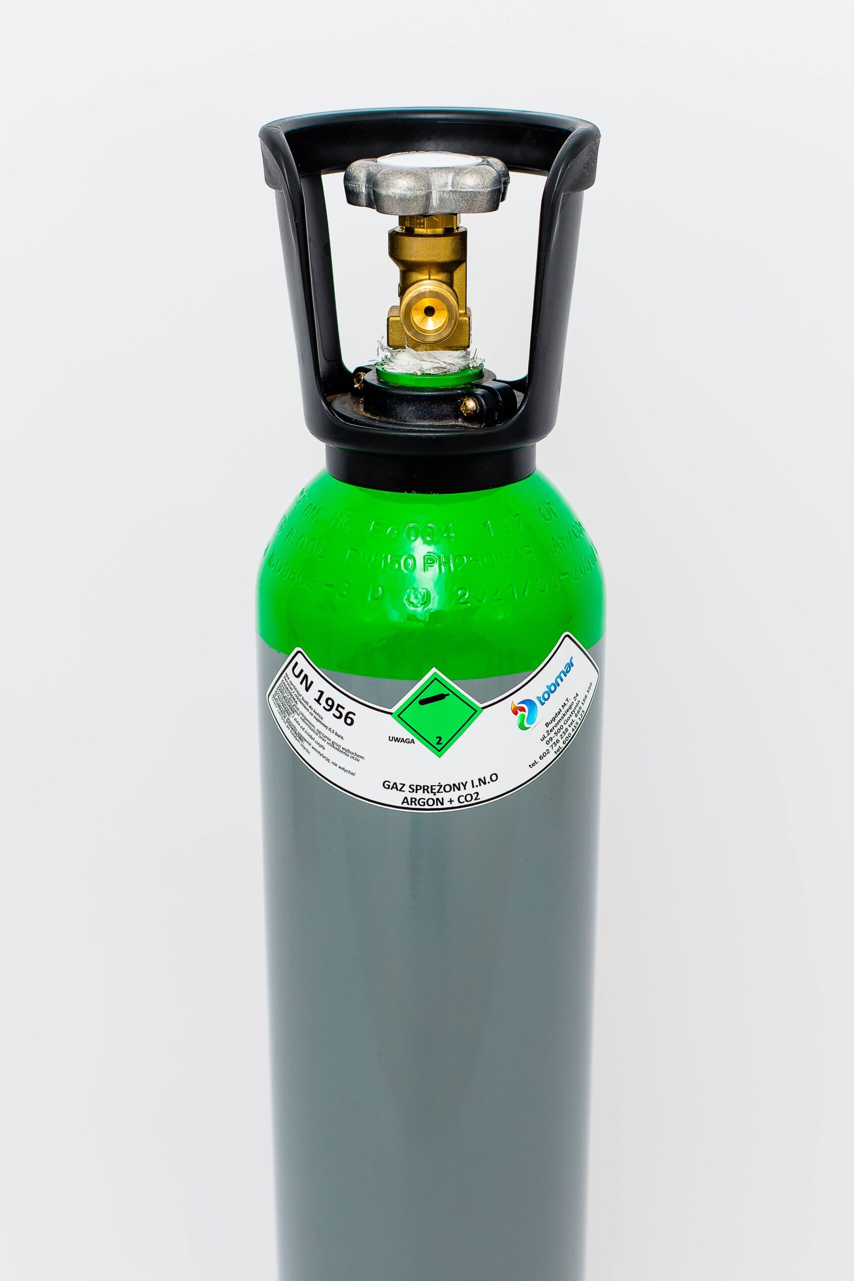 NOWA PEŁNA MIX BUTLA GAZOWA 8L 150bar (ARGON 82% + CO2 18%)