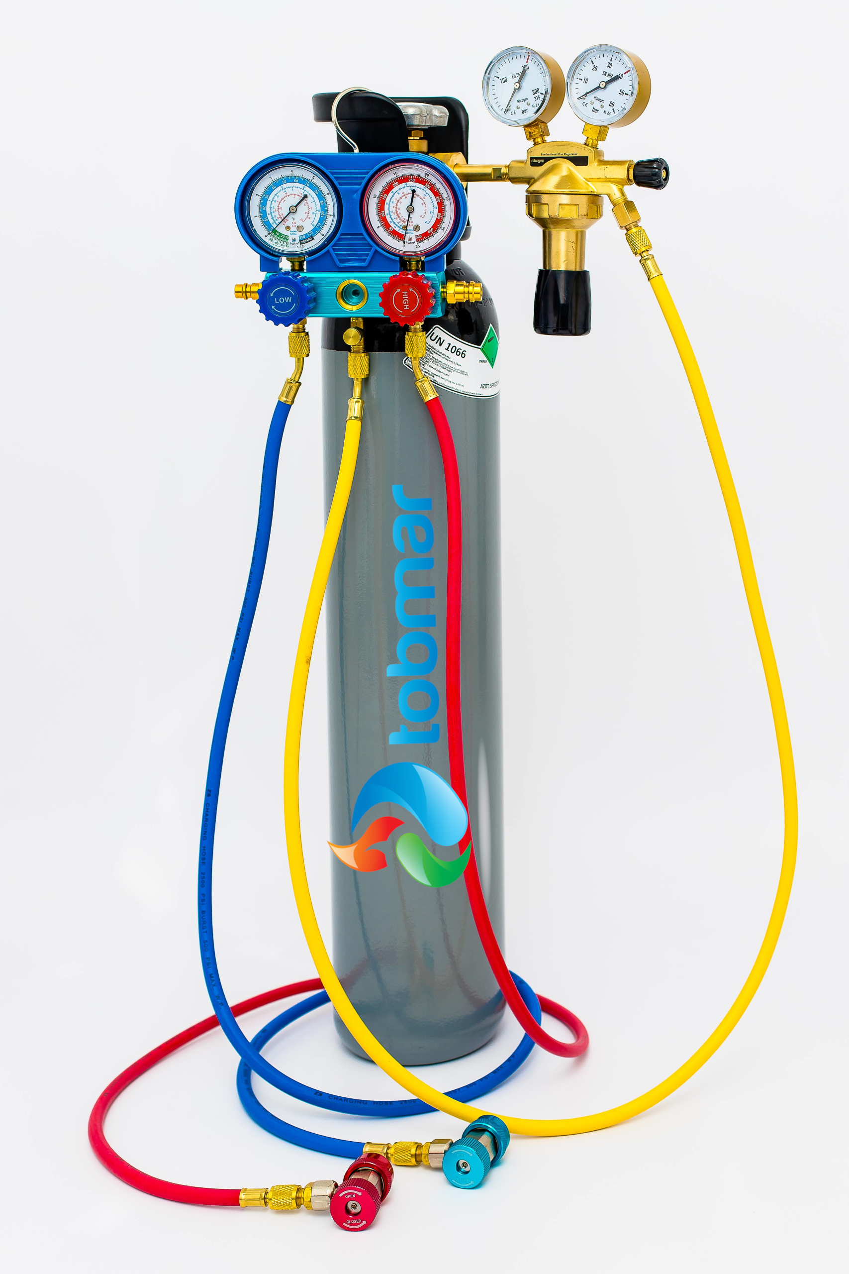 NOWA butla gazowa HYDROGEN (AZOT + WODÓR) 8L/150 BAR - obrazek 3